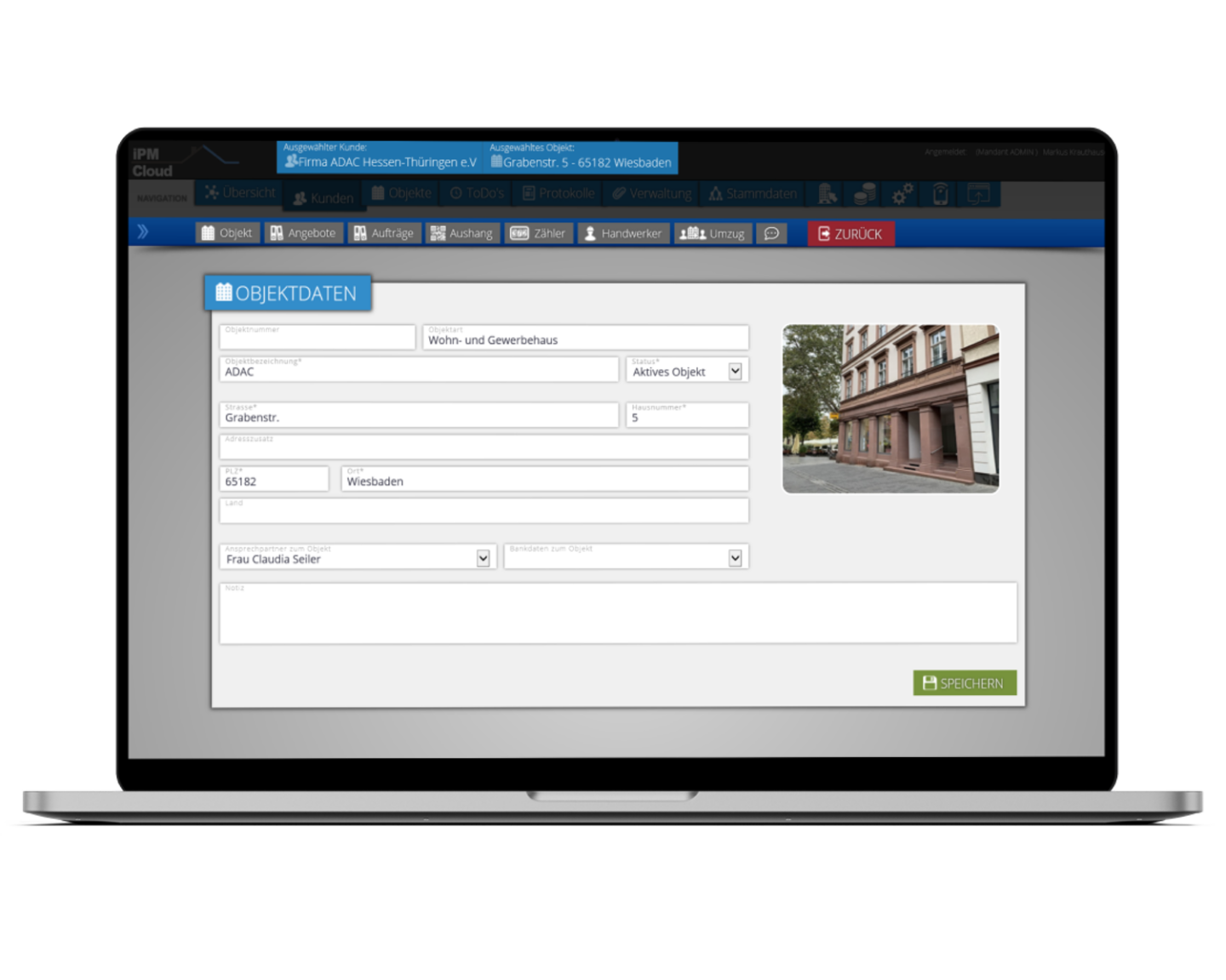 Kunden- und Objektverwaltung